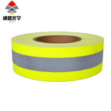 Yellow Reflective Material Warning Fabric Tape En20471